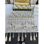 menagere-ancienne-metal-argente-epoque-art-deco-coffret-complet-vaisselle-vintage-couverts-antiquaire-brocante