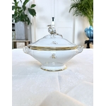 legumier-couvert-porcelaine-blanche-limoges-jean-pouyat-monogrammes-fretel-artichaut-antiquaire-art-de-la-table-19e-siecle