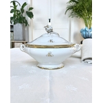 legumier-soupiere-jean-pouyat-porcelaine-limoges-monogrammes-or-fin-fretel-artichaut-vaisselle-ancienne-service-de-table-brocante-antiquaire