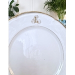 plat-mingardise-gateau-porcelaine-limoges-jean-pouyat-monogrammes-or-fin-brocante-antiquites