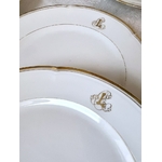 assiettes-a-dessert-porcelaine-ancienne-limoges-manufacture-jean-pouyat-service-de-table-classique-brocante-antiquaire-vaisselle-blanche