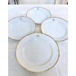 plats-de-service-anciens-porcelaine-blanche-limoges-jean-pouyat-monogrammes-or-fin-vieux-paris-antiquaire-brocante