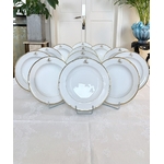service-de-table-ancien-lot-assiettes-creuses-potage-porcelaine-blanche-limoges-jean-pouyat-filets-or-fin-brocante-antiquites