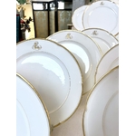 assiettes-porcelaine-vieux-paris-monogrammes-filets-or-fin-jean-pouyat-limoges-vaisselle-classique-brocante-antiquaire