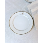 service-assiettes-plates-style-classique-vieux-paris-monogrammes-filets-or-fin-manufacture-porcelaine-de-limoges-jean-pouyat-antiquaire-brocante-vaisselle