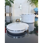 soupiere-vintage-porcelaine-blanche-service-de-table-moderne-style-1970-filet-platine-argent-art-de-la-table-brocante