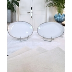 parie-de-raviers-anciens-plats-de-service-porcelaine-vintage-style-moderne-1970-brocante-art-de-la-table-ancien