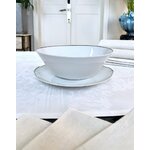 saladier-et-plat-a-gateau-porcelaine-blanche-serivce-de-table-vintage-1970-filet-argent-brocante-art-de-la-table-vaisselle-ancienne