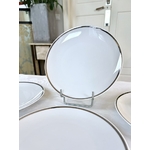 assiettes-dessert-porcelaine-blanche-filet-platine-service-de-table-vintage-1970-blanc-argent-antiquites-brocante