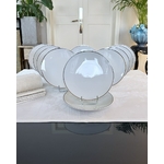 assiettes-paltes-porcelaine-blanche-filet-argent-vintage-1970-style-moderne-vaisselle-ancienne-brocante-antiquites