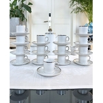 service-a-cafe-vintage-1970-porcelaine-blanche-filet-argent-vaisselle-moderne-20e-siecle-antiquaire-brocante-art-de-la-table