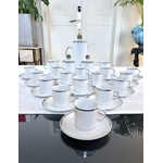 service-a-cafe-vintage-porcelaine-blanche-filet-argent-tasses-cafetiere-sucriers-cremier-brocante-vaisselle-moderne-service-de-table-1970