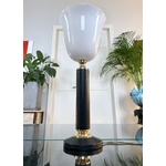 lampe-vintage-mazda-pied-cuir-laiton-opaline-blanche-luminaire-moderne-20e-siecle-brocante-antiquites