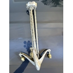 monture-de-lustre-art-deco-en-bronze-nickele-luminaire-ancien-style-moderne-20e-siecle-antiquites-brocante-france