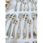 christofle-menagere-art-deco-style-moderne-monogrammes-fourchettes-cuilleres-vaisselle-vintage-brocante-antiquaire-france