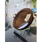 plateau-art-deco-moderniste-bois-noyer-vernis-tampon-poignee-en-ivoire-objets-anciens-brocante-vintage-antiquites-france