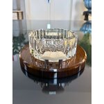 cendrier-en-cristal-art-deco-moderniste-plateau-bois-noyer-chrome-ivoire-antiquaire-brocante