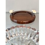 plateau-en-bois-de-noyer-vernis-poignees-en-ivoire-cendrier-en-cristal-fumeur-epoque-art-deco-moderniste-antiquaire-brocante-vintage