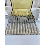 couteaux-entremets-anciens-metal-argente-lame-innox-modele-aux-filets-brocante-antiquaire-art-de-la-table
