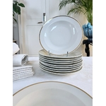 assiettes-creuses-porcelaine-ancienne-couleur-ivoire-creme-marli-filet-or-fin-style-art-deco-vaisselle-brocante-vintage-antiquites