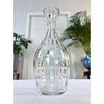 carafe-a-eau-ancienne-bouteille-de-table-en-verre-bouchon-vaisselle-moderne-seconde-main-brocante-antiquaire