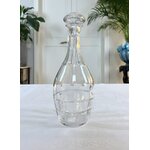 carafe de table en verre vaisselle ancienne style moderne brocante vintage verrerie antiquaire