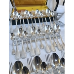 couverts-anciens-fourchette-cuillere-metal-argente-style-moderne-1940-orfevre-frionnet-antiquaire-art-de-la-table-brocante-vintage