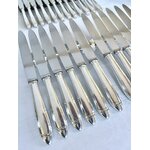 couteaux-art-deco-viande-entremets-manche-metal-argente-lames-inox-menagere-ancienne-art-de-la-table-brocante-vintage-antiquites