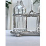 burettes-huile-vinaigre-flacons-verre-serviteur-metal-argente-art-de-la-table-ancien-brocante-vintage-antiquaire