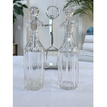 burettes-huile-vinaigre-verre-serviteur-metal-argente-vaisselle-ancienne-brocante-antiquaire-france