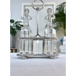 serviteur-en-metal-argente-burettes-en-verre-huile-vinaigre-art-de-la-table-vaisselle-brocante-antiquaire-france