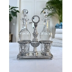 huilier-vinaigrier-anciens-en-verre-serviteur-regule-argente-art-de-la-table-brocante-antiquaire-service-de-table