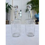 paire-de-burettes-anciennes-en-cristal-huile-vinaigre-condiments-service-de-table-vaisselle-19e-siecle-antiquaire-brocante