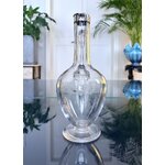 aiguiere-en-cristal-et-metal-argente-monogrammes-carafe-ancienne-eau-vin-brocante-antiquites