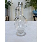aiguiere-en-cristal-grave-initiales-bouchon-metal-argente-carafe-eau-vin-antiquites-brocante-art-de-la-table-19e-siecle