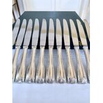couteaux-art-deco-orfevre-frionnet-modele-coquille-epoque-1940-manches-metal-argente-lames-inox-menagere-vintage-brocante-antiquites