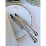menagere-ancienne-couteaux-ercuis-manches-metal-argente-lames-inox-vaisselle-vintage-art-de-la-table-brocante-antiquaire-france