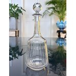 carafe-ancienne-vin-eau-bouteille-flacon-verre-bouchon-en-cristal-vaisselle-vintage-brocante-antiquaire-france