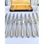 couteaux-entremets-anciens-métal-argente-lame-inox-orfevre-argental-couverts-menagere-seconde-main-brocante-antiquaire