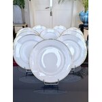 assiettes-plates-porcelaine-blanche-filets-or-service-de-table-ancien-cirot-gadouin-antiquaire-art-de-la-table-brocante-en-ligne