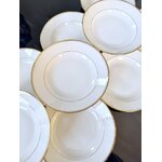 assiettes-potage-en-porcelaine-blanche-filets-or-cirot-gadouin-brocante-antiquaire-service-de-table