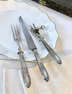 Argental modèle au Filet, 10 couverts de table, excellent