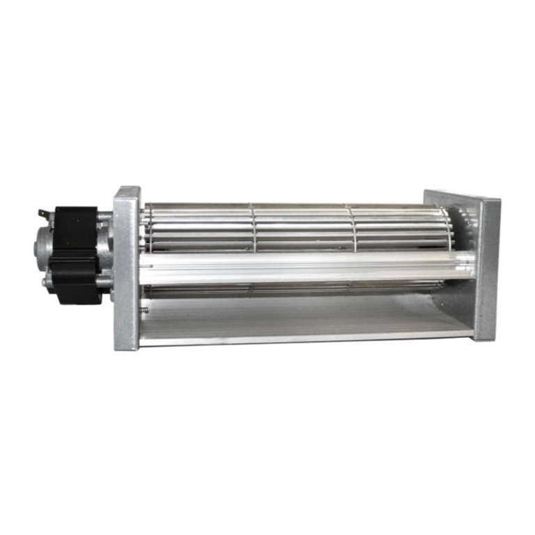 VENTILATEUR TANGENCIEL pour poêle à granulé pellet 80/270-77W