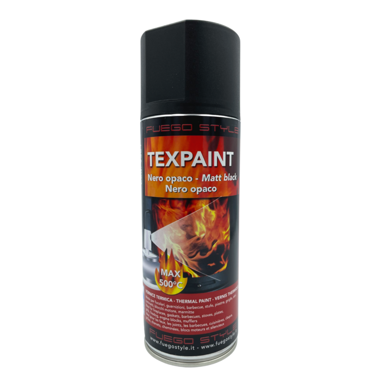 PEINTURE THERMIQUE NOIRE haute température 500°C- 400ml
