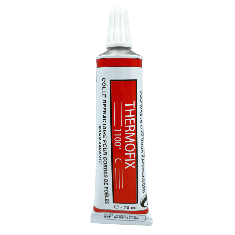 COLLE RÉFRACTAIRE pour TRESSE FIBRE THERMOFIX 1100°C - 70ml