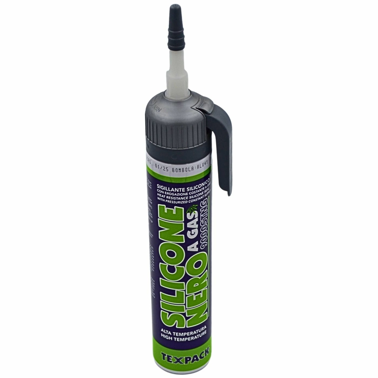 SILICONE COLLE NOIR A GAZ HAUTE TEMPERATURE - cartouche de 200ml