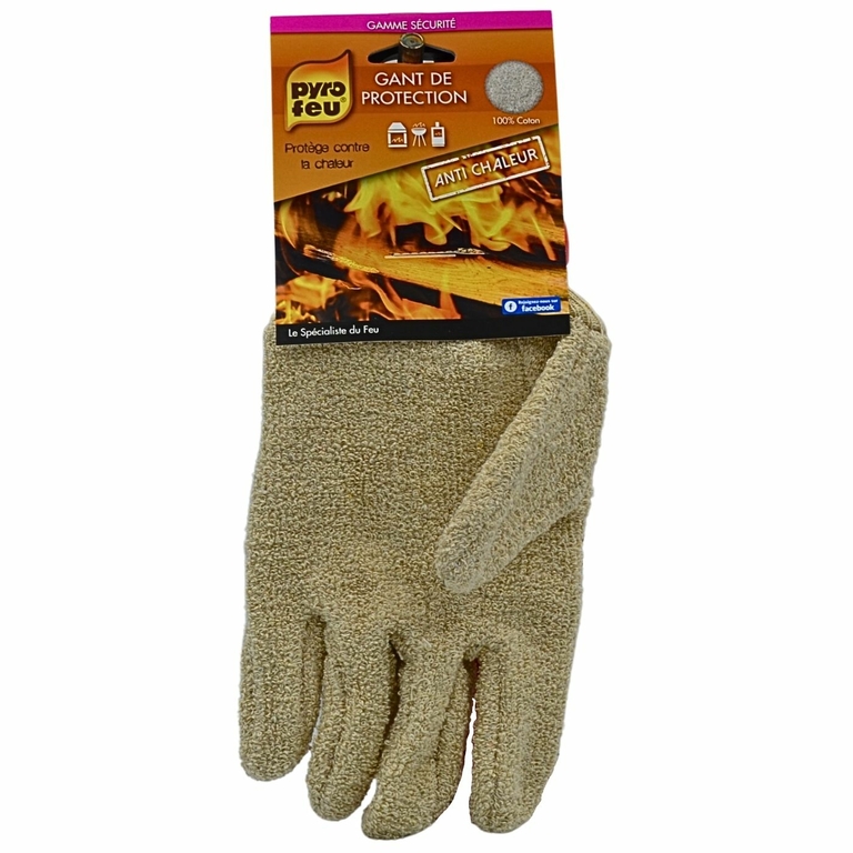 Gant anti chaleur, anti-brûlure coton hautes températures