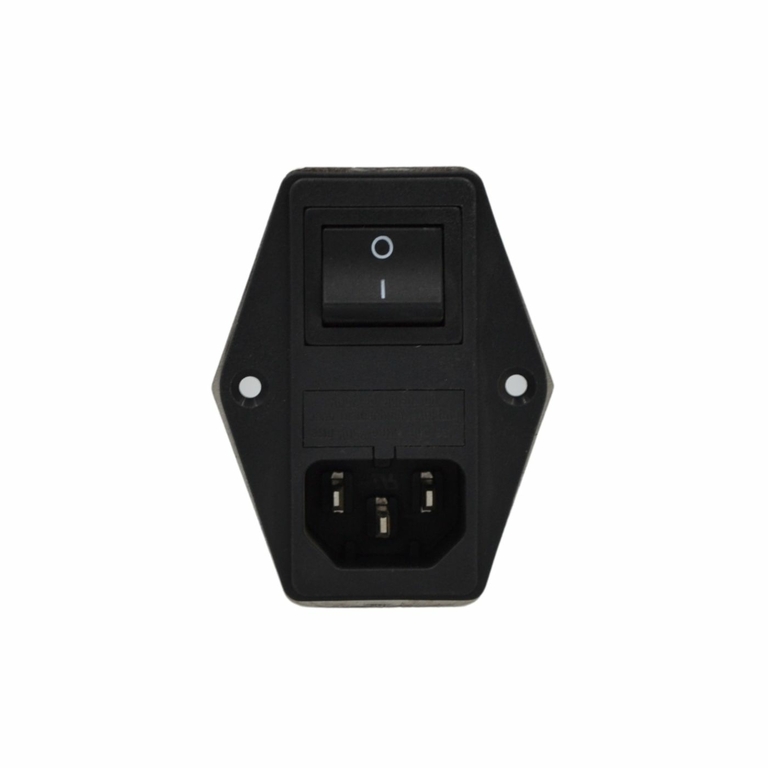 Connecteur prise IEC C14 avec interrupteur poêle à granulé pellet
