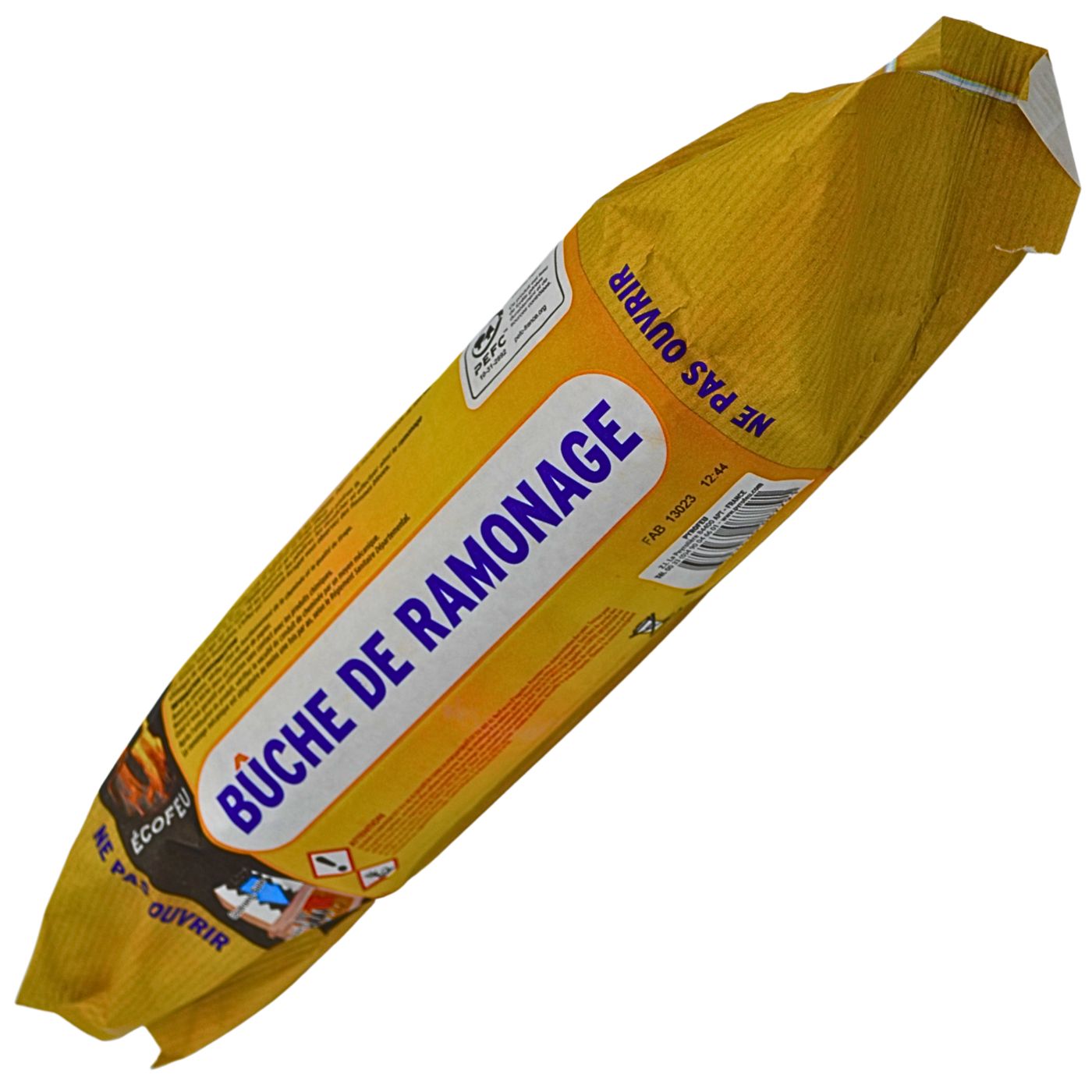 Bûche de ramonage meilleure assurance sans dangers poêle cheminée