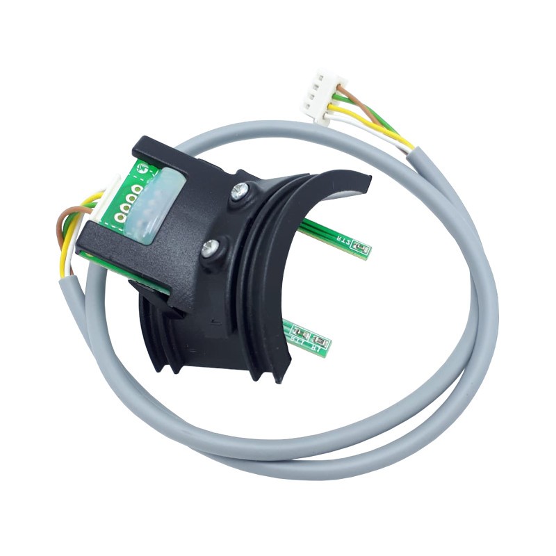 DEBITMETRE CAPTEUR DE FLUX noir incliné pour poêle à granulé pellet
